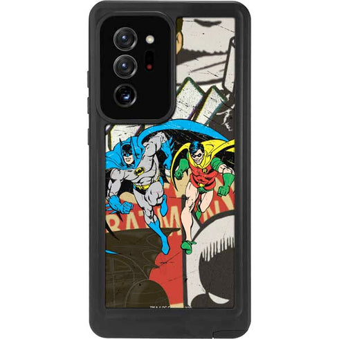 DC Comics Batman and Robin Vintage Action Pose Galaxy Note20 Ultra 5G Waterproof Case